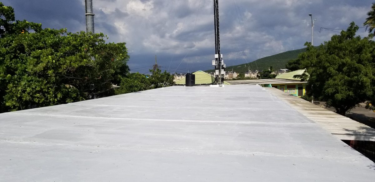 Concrete roof waterproofing
